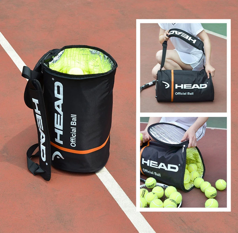 Tennis Bag Large Capacity for 70-100 PCS Balls Bucket Bag with Heat Insulation Tennis Balls Bag Tennis Padel Ball Pack