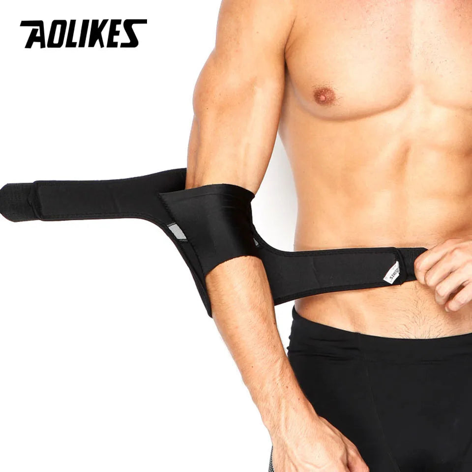 1PCS Adjustable Breathable Elbow Support Pads Coderas Arm Protective Gear Sports Safety for Badminton Gym Tennis