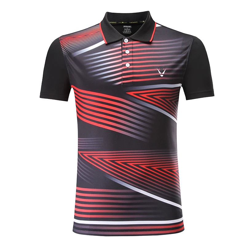 Sports T Shirt Badminton Shirts Men Workout T Shirt Tennis Shirts Male Table Tennis Tshirt Soccer Fitness Training Tshirts
