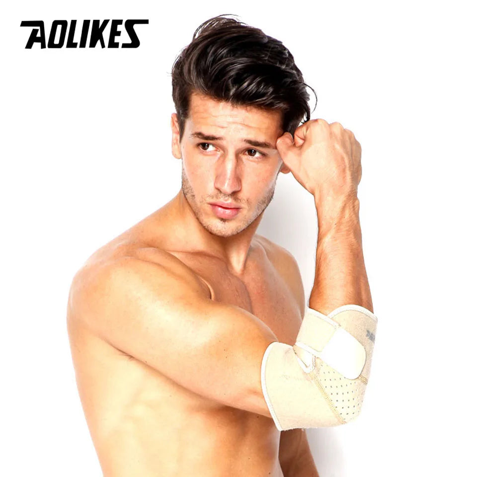 1PCS Adjustable Breathable Elbow Support Pads Coderas Arm Protective Gear Sports Safety for Badminton Gym Tennis
