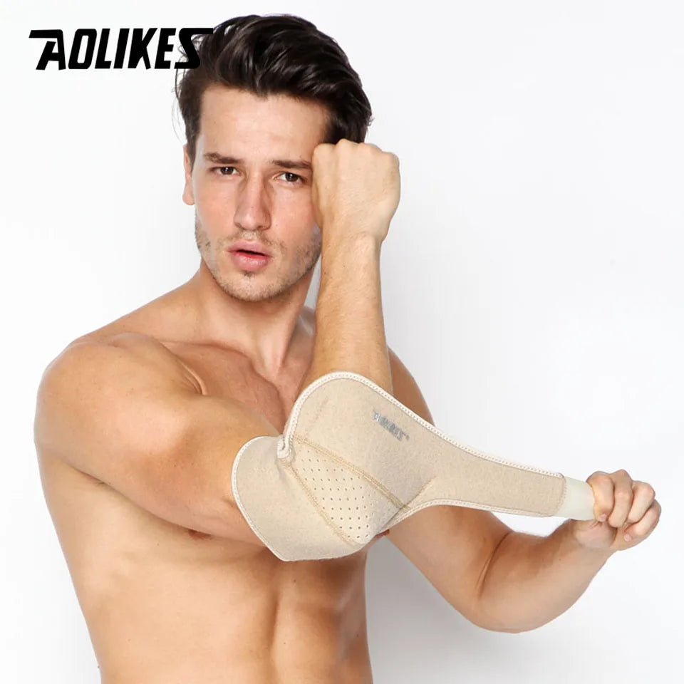 1PCS Adjustable Breathable Elbow Support Pads Coderas Arm Protective Gear Sports Safety for Badminton Gym Tennis