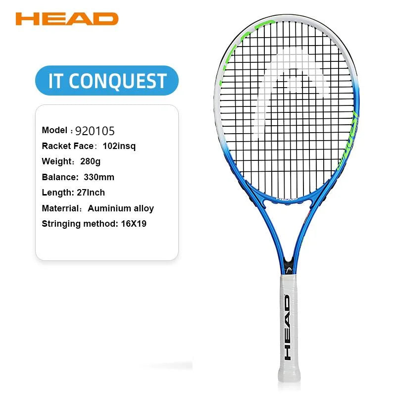 Original Tennis Racket Black Professional Tennis Racquet Carbon Tenis Padel with Bag Overgrip Dampener Raquete De Tenis 414