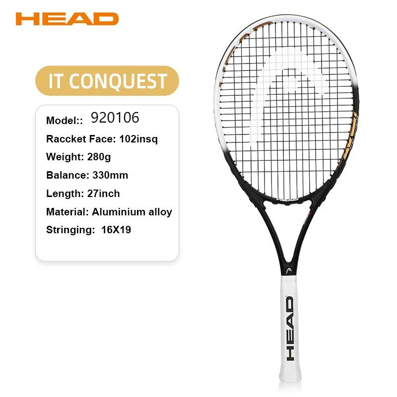 Original  Tennis Racket Black Professional Tennis Racquet Carbon Tenis Padel with Bag Overgrip Dampener Raquete De Tenis 414