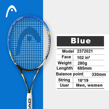 Original  Tennis Racket Black Professional Tennis Racquet Carbon Tenis Padel with Bag Overgrip Dampener Raquete De Tenis 414