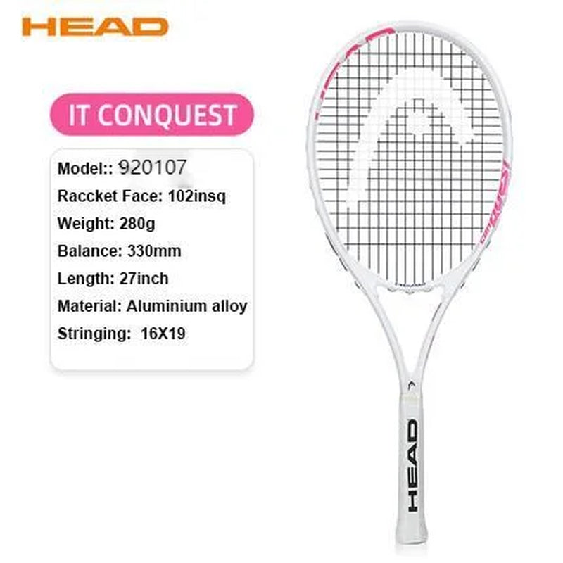 Original  Tennis Racket Black Professional Tennis Racquet Carbon Tenis Padel with Bag Overgrip Dampener Raquete De Tenis 414