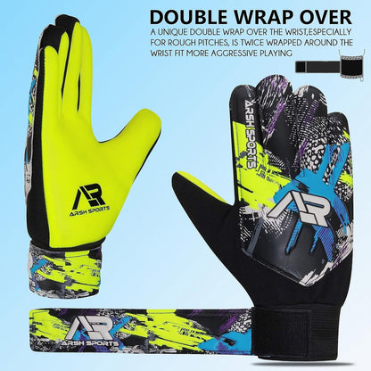 Guantes De Portero Arquero De Fútbol Con Palmas Antideslizante