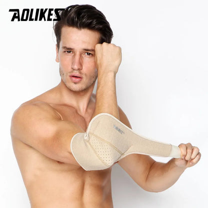 1PCS Adjustable Breathable Elbow Support Pads Coderas Arm Protective Gear Sports Safety for Badminton Gym Tennis