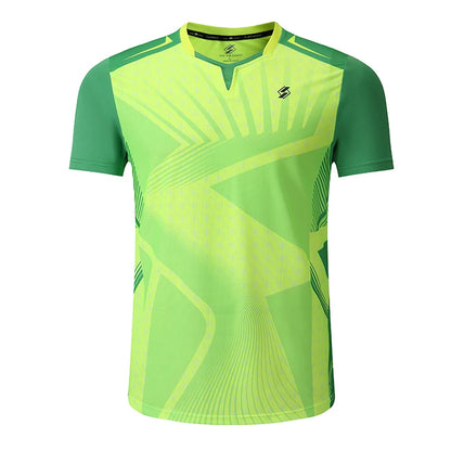 Sports T Shirt Badminton Shirts Men Workout T Shirt Tennis Shirts Male Table Tennis Tshirt Soccer Fitness Training Tshirts