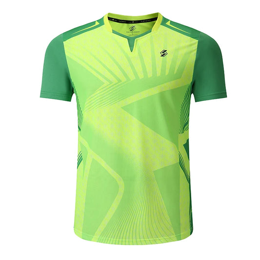 Sports T Shirt Badminton Shirts Men Workout T Shirt Tennis Shirts Male Table Tennis Tshirt Soccer Fitness Training Tshirts